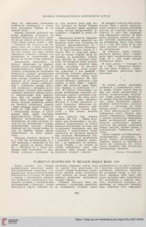 29: Warsztat budowlany w Prusach około roku 1400
