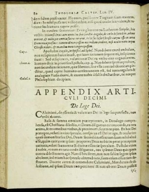 Appendix Articuli Decimi. - Appendix Articuli XVII.