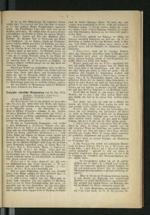 Dreizehnte ordentliche Versammlung vom 20. Nov. 1875