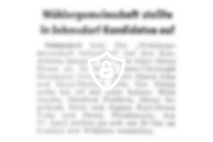 Wählergemeinschaft stellte in Sehmsdorf Kandidaten auf