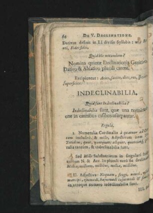 Indeclinabilia. Anomala.