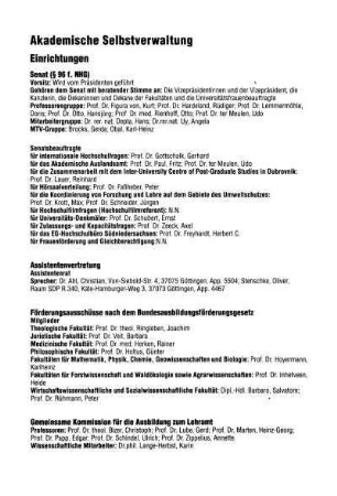 Akademische Selbstverwaltung