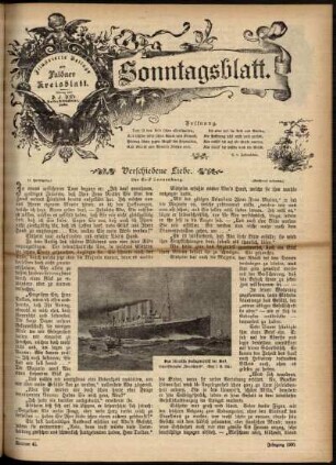 Ausgabe vom Sonntag, den 14. Oktober 1900.