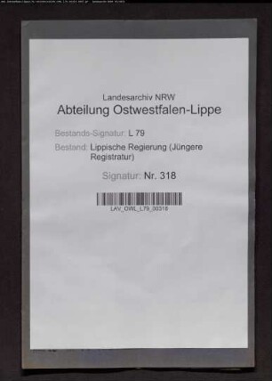 Reinigung der Straßen, Rinnsteine und Bürgersteige entlang der Dienstwohnungen