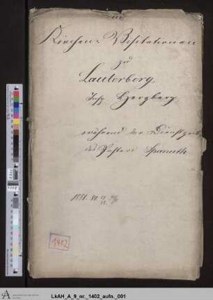 Bad Lauterberg: Visitationsakten