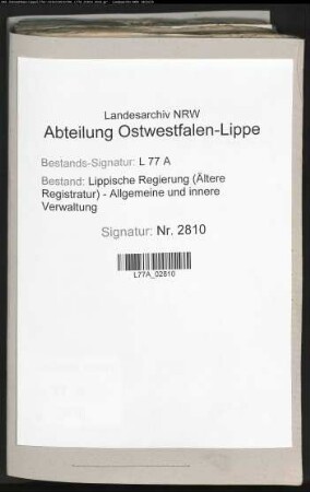 Verwaltung des Gutes Bexten