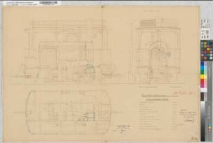 Trambahn-Lokomotive für 1000 mm Spurweite für die Dürener Dampfstraßenbahn A.G.