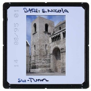 Bari, S. Nicola : Südwest-Turm, Südseite