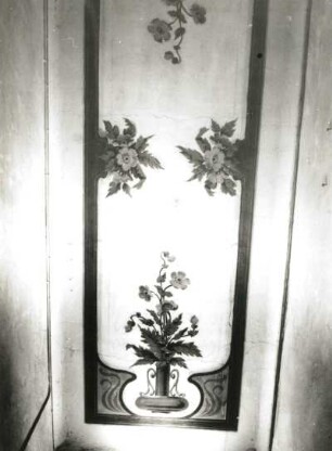 Dresden-Mickten, Wüllnerstraße 54. Wohnhaus (um 1890). Deckenmalerei im Hausflur