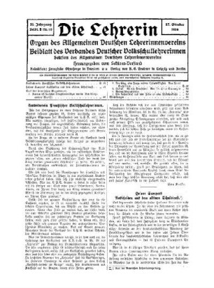 Helene Sumpers Ausscheiden aus dem aktiven Schuldienst