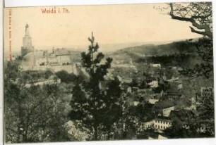 Weida. Schloss Osterburg und Stadt Weida