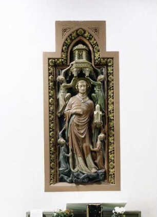 Deckplatte der ehemaligen Tuba des heiligen Goar