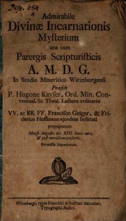 Admirabile divinae incarnationis mysterium