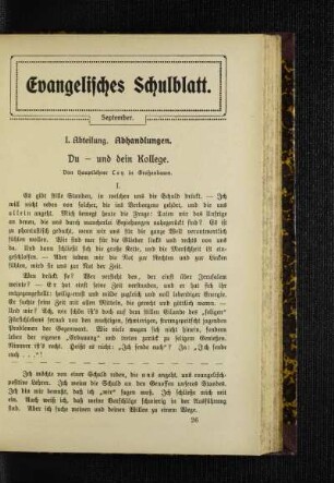 Du - und dein Kollege