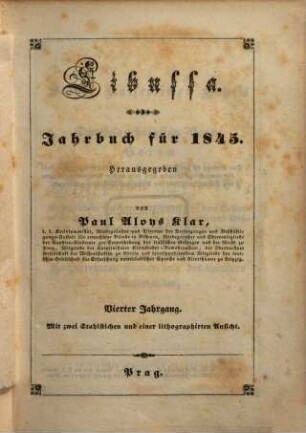 Libussa : Jahrbuch für .... 4. 1845