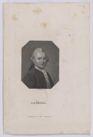 Bildnis des Gotthold Ephraim Lessing