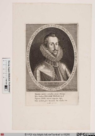 Bildnis Wolfgang Wilhelm, 1614-53 Pfalzgraf zu Neuburg, Herzog zu Jülich u. Berg