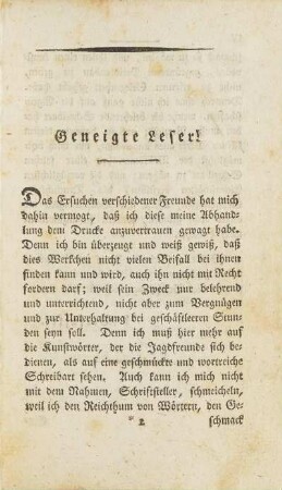 Geneigte Leser!