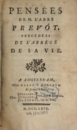 Pensées
