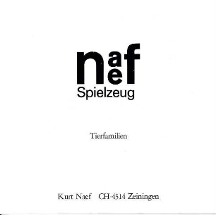 Produktprospekt "Tierfamilien"
