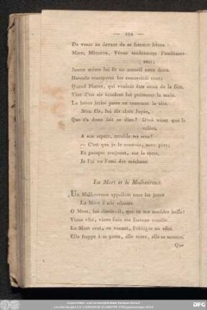 La Mort et le Malheureux.
