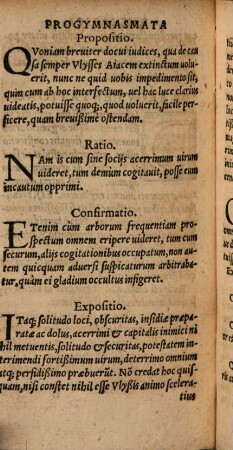 Progymnasmata Rhetorica Summam Totius Artis Una Cum Exemplis fere Ciceronianis ad singula praecepta non sine diligenti ratione co[n]quisitis breviter complectentia