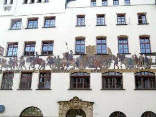 Nürnberg: Kammergebäude mit Kaufmannszug
