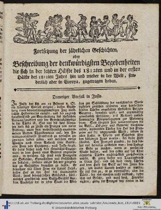 Fortsetzung der jährlichen Geschichten.