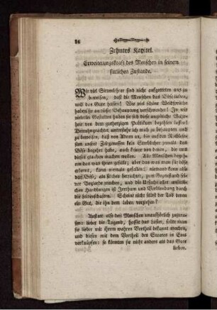 Zehntes Kapitel. Erweiterungskraft des Menschen in seinem sittlichen Zustande.