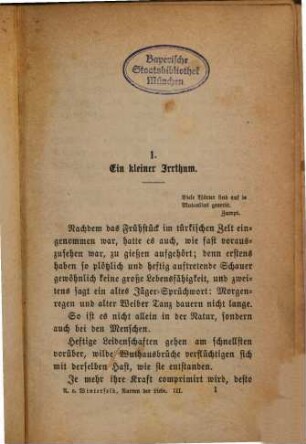 Narren der Liebe : Komischer Roman von A. von Winterfeld, 3
