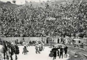 Folklore Veranstaltungen im Amphitheater von Ephesus