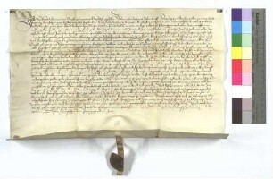 Gültbrief des Claus Gärtner von Großglattbach (Grossenglappach) gegen das Predigerkloster in Pforzheim.