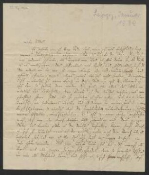 Brief an Albert Gustav Heydemann : 09.01.1838