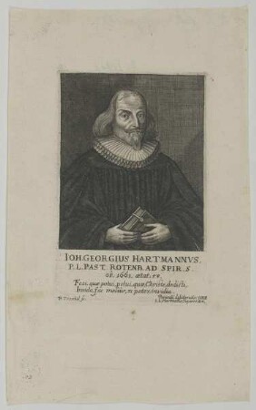 Bildnis des Ioh. Georgius Hartmannvs