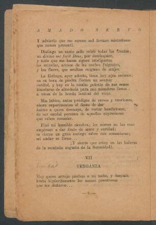 VII - Venganza