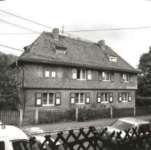Dresden-Hellerau, Beim Gräbchen 13/15. Wohnhäuser (um 1910, H. Muthesius)
