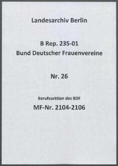 Berufssektion des BDF