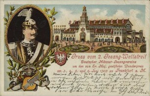 Gruss vom 2. Gesang-Wettstreit Deutscher Männer-Gesangvereine [...]