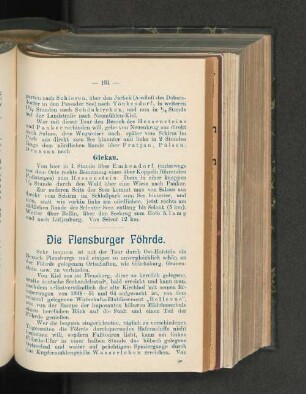 Die Flensburger Föhrde.