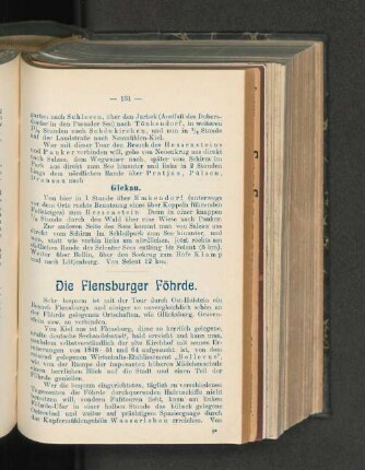 Die Flensburger Föhrde.