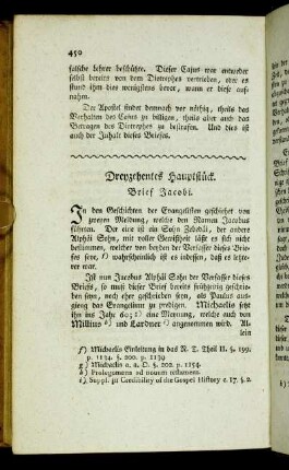 Dreyzehentes Hauptstück. Brief Jacobi.