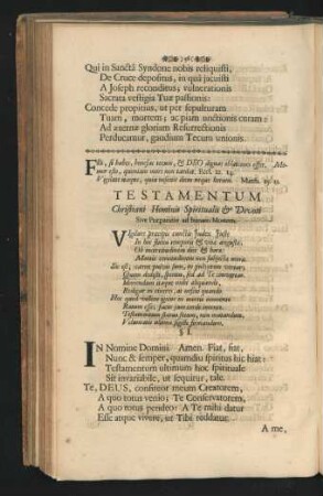 Testamentum.