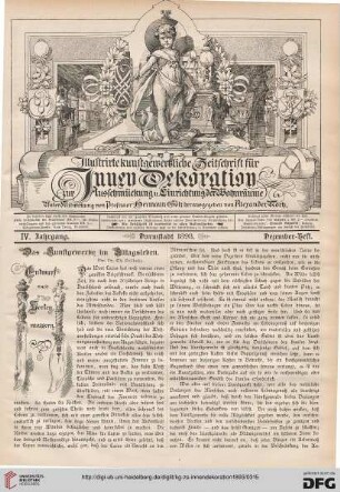 Das Kunstgewerbe im Alltagsleben