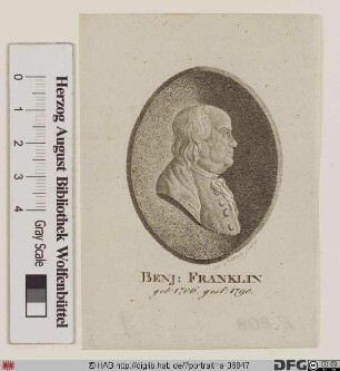 Bildnis Benjamin Franklin