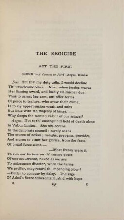 Act the first
