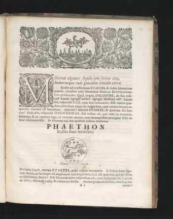 Phaethon Stellas fixas incursans.