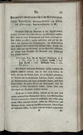 Facultät. - Hungarica febris.