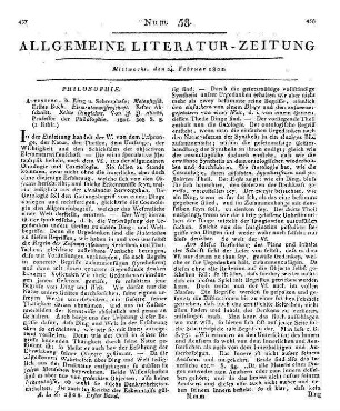 Schad, J. B.: Geist der Philosophie unserer Zeit. Jena: Cröker 1800