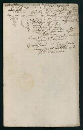 Notizen zum Examen des (stud.) theol. Carolus Mosellanus