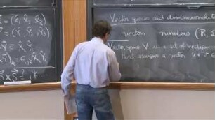 5. Linear Algebra: Vector Spaces and Operators